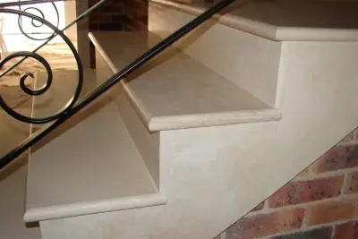 Entryway Stairs Hallway — Tile & Stone Installation Services project by Cielo Stone And Tile, Inc