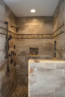 Epoca Luxury Bath — Tile & Stone Installation Services project by JD Tile