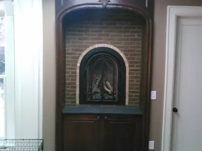 Fireplace Revamp — Tile & Stone Installation Services project by Davey Tile