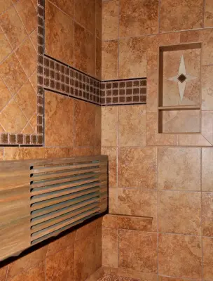 Shower Seats and Benches — Tile & Stone Installation Services project by All Tile