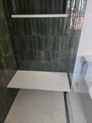 Fox Point Bath and Floor — Tile & Stone Installation Services project by Heinrichs Custom Tile And Stone
