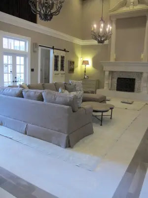 Entrance and Living Spaces — Tile & Stone Installation Services project by Triton Stone