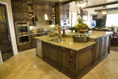 Practical Kitchen Islands — Tile & Stone Installation Services project by Unique Granite & Marble