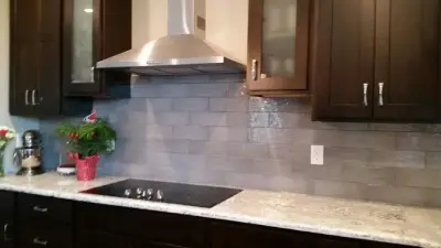 Norfolk NE Grey Subway Tile — Tile & Stone Installation Services project by Man N Mountain-Tile & Stone