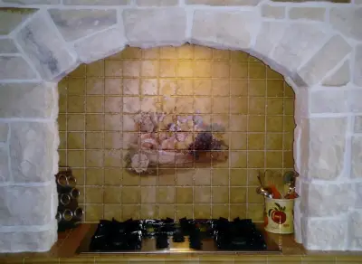 Wall Tile Decoration — Tile & Stone Installation Services project by VersaTile Interiors