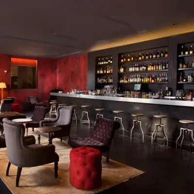Modern Hotel, Bellocq Lounge — Tile & Stone Installation Services project by Palatial Stone & Tile