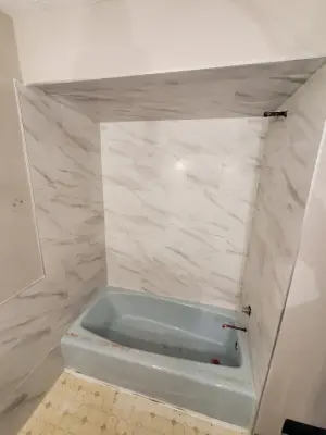 Lawrenceville Shower Renovation — Tile & Stone Installation Services project by Epic Custom TileWorks LLC