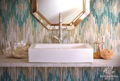 Ikat Series — Tile & Stone Installation Services project by New Ravenna