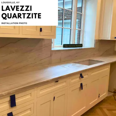 Lavezza Quartzite Kitchen in Louisville, KY — Tile & Stone Installation Services project by Granite America