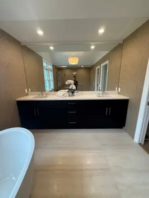 Luxury Walk-In Shower for Master Bathroom — Tile & Stone Installation Services project by DBA D Lopez Tile And Marble Works