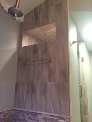 Main Bathroom — Tile & Stone Installation Services project by Elite Showers And Floors