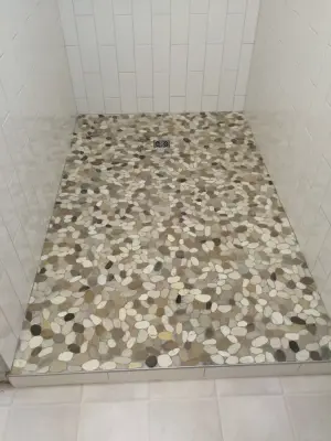 Middletown Modern Bathroom Installation — Tile & Stone Installation Services project by Elite Showers And Floors