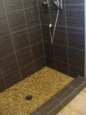 Contemporary guest bathroom — Tile & Stone Installation Services project by Progressive Interiors, LLC