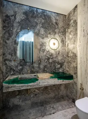 Contemporary private residence — Tile & Stone Installation Services project by Ultimate Stones Connoisseur