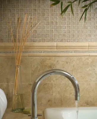 Restrooms — Tile & Stone Installation Services project by Tile Trends, Inc.