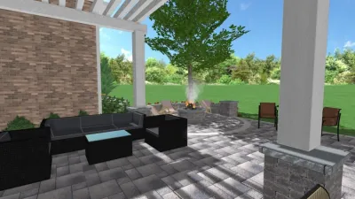 3D — Landscape Design project by Living Spaces By Kimberly