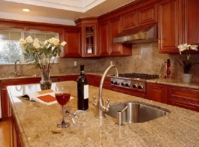 Kraft Made Cabinets Showcase — Tile & Stone Installation Services project by Covenant Builders Inc