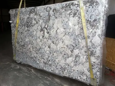Pergahmino Granite 3cm — Tile & Stone Installation Services project by Ecstatic Stone, LLC