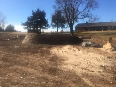 Island Wall Pond Project 12-30-2016 — Tile & Stone Installation Services project by Cripple Creek Stone Yard Inc