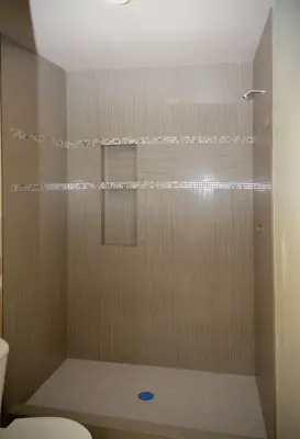 Recessed Shower Niche System — Tile & Stone Installation Services project by All Tile