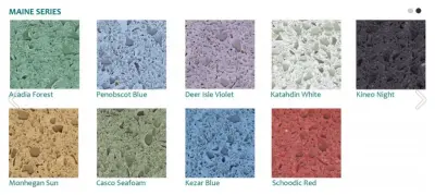 Color Samples — Tile & Stone Installation Services project by Beachstone Sustainable Products