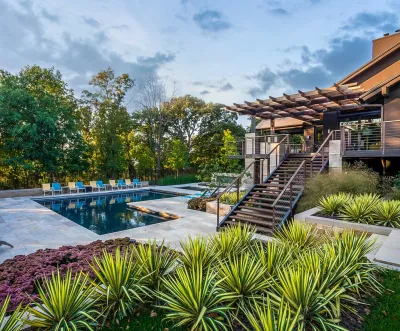 Shawnee Wooded Retreat — Landscape Design project by Lorax Design Group in Shawnee