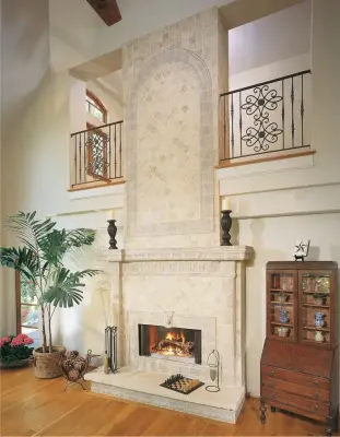 Hearth Enclosure — Tile & Stone Installation Services project by Tile Trends, Inc.