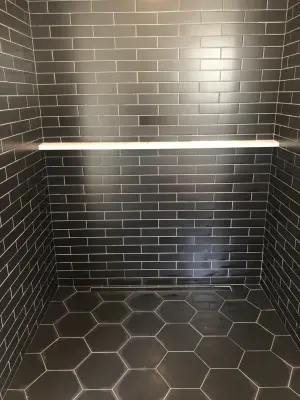 Bathroom Wall Tiles — Tile & Stone Installation Services project by Victor Tiling Inc.