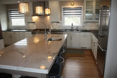 Contemporary and Stylish Kitchen in Kentucky — Tile & Stone Installation Services project by The Stone Studio