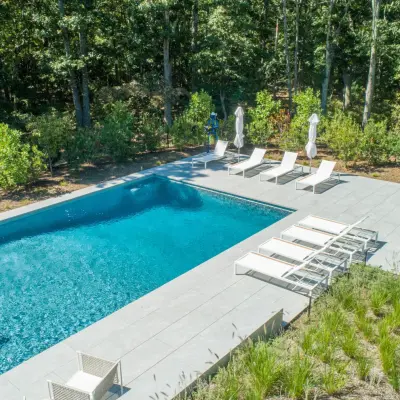 East Hampton, NY Storm Porcelain Pavers — Tile & Stone Installation Services project by NT Pavers