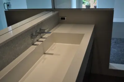 Trench basin — Tile & Stone Installation Services project by Stone Works International, Inc.