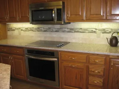 Norfolk Kitchen Renovation with Tile — Tile & Stone Installation Services project by Man N Mountain-Tile & Stone