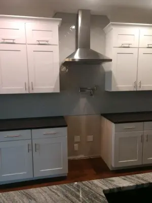 cozy gray subway tile backsplash — Tile & Stone Installation Services project by Wells Tile Company