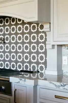 White Macaubas Stone — Tile & Stone Installation Services project by Stone Creek Surfaces