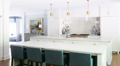 Alabaster Peak Quartzite — Tile & Stone Installation Services project by Stone Creek Surfaces