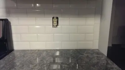 Ceramic Subway Tile in White — Tile & Stone Installation Services project by Davey Tile