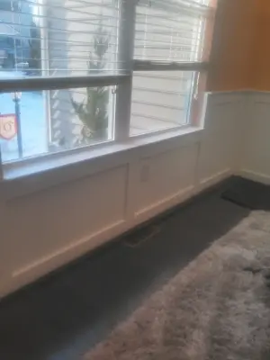 timber paneling — Tile & Stone Installation Services project by The Professionals