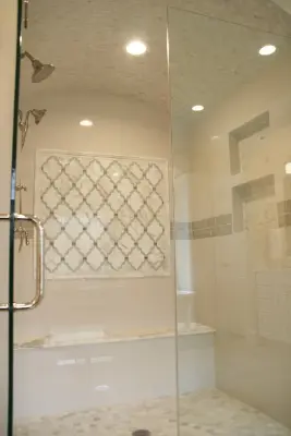 Coastal Curve Premier Bathroom — Tile & Stone Installation Services project by Arizona Tile