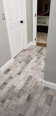 Barrier-free shower — Tile & Stone Installation Services project by Tumbled Creations LLC
