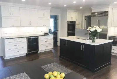Dual-Hued Kitchen Cabinets by Jim Carver & Sons Home Improvements