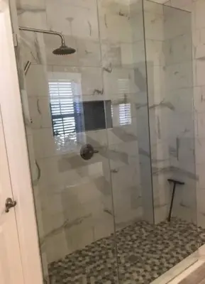 Modern Bathroom Renovation by Rafael Inc
