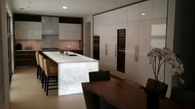 7th Street Huntington Beach, Modern Contemporary with Seamless Elevator by The Kitchen Design Center