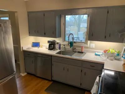 A Contemporary Kitchen Makeover by Kitchen Solvers Of Fort Wayne & Toledo