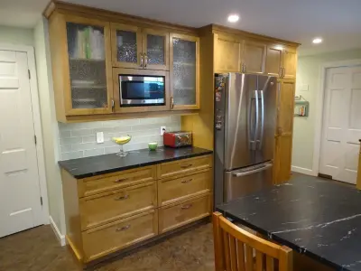 Practical and Natural Kitchen for a Busy Family in Falmouth — Kitchen Remodeling project by IKitchens Etc, LLC