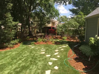 A Backyard in Harmony with Nature — Kitchen Remodeling project by Raymond Family Enterprises
