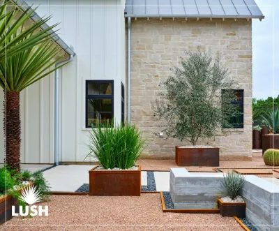 Doehne Oaks — Landscape Design project by LUSH GreenScape Design in New Braunfels