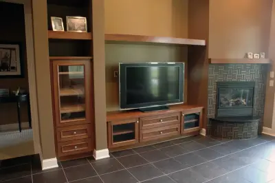 A Wine Enthusiast's Concept for a Basement Entertainment Space by Jacobson Construction