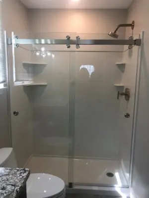 Abingdon Restroom by Whitney Garrett / Kenwood Kitchens