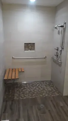 Inclusive Bathroom Upgrade — Kitchen Remodeling project by ME DESIGN And Construction