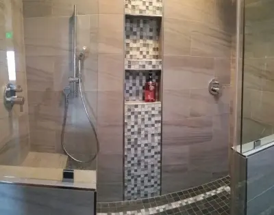 Pacifica Subway-Inspired Bathroom Renovation by Visionary Home Remodeling Inc.
